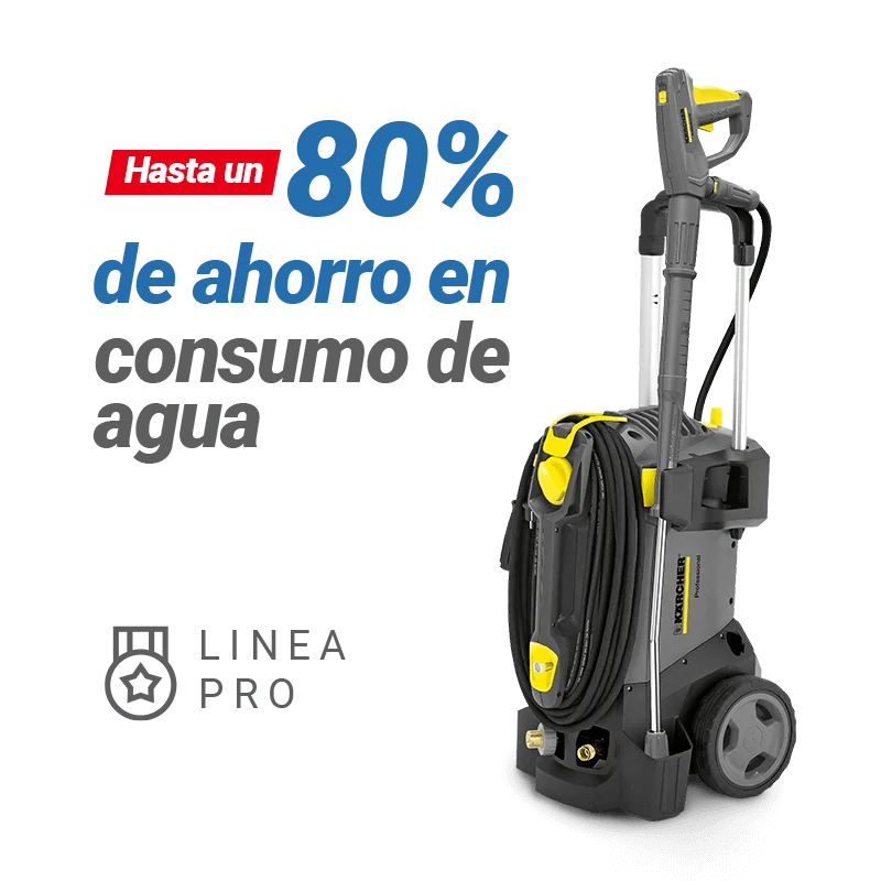 Hidrolavadoras que ahorran consumo de agua