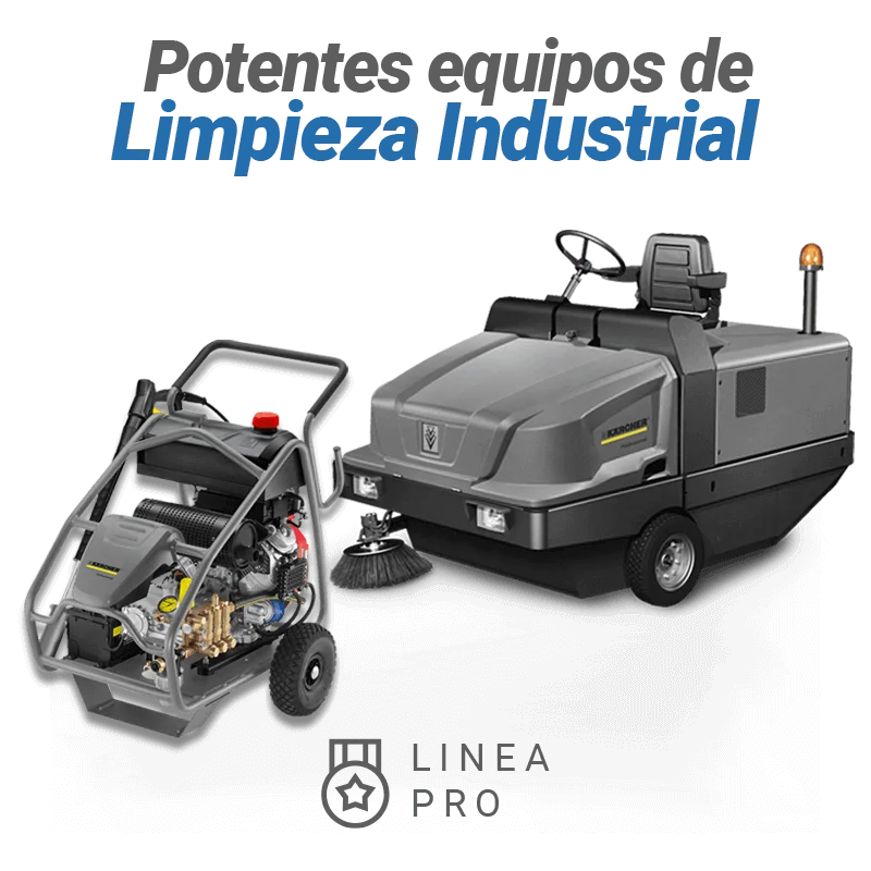 Potentes equipos de limpieza industrial